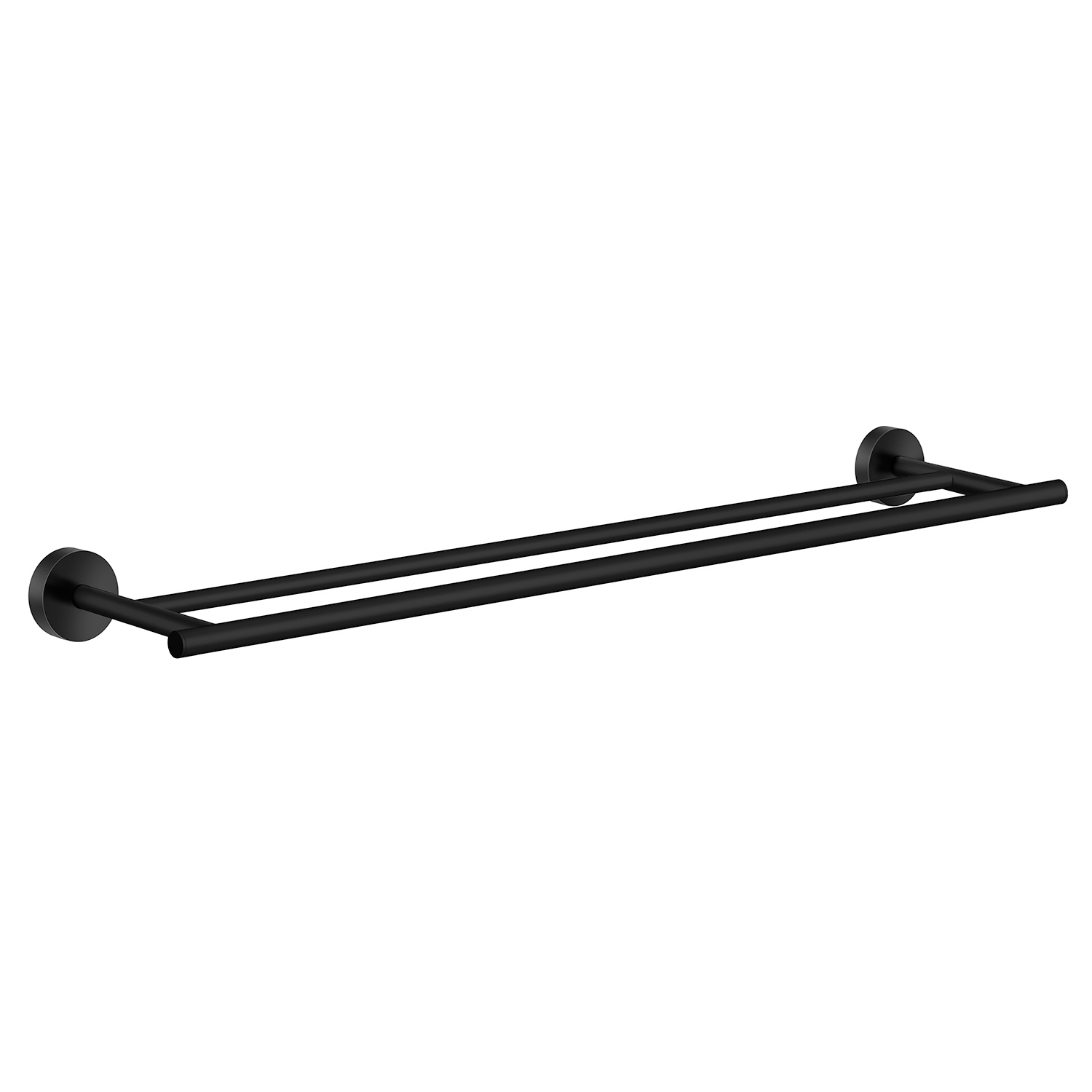 Smedbo Home Serie Badkamer Accessoires Geborsteld Messing Dubbele Handdoekhouder